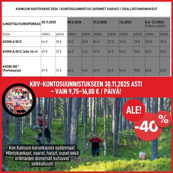 Kainuun-Rastiviikko-2026-suunnistusviikko-Kainuu-Orienteering-Week-Suomussalmi-Säynäjä-Finland-osallistumismaksut-participation-fees-1-600-px.png