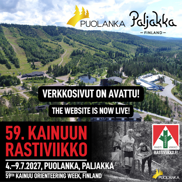 Kainuun-Rastiviikko-2027-suunnistusviikko-Kainuu-Orienteering-Week-Finland-Puolanka-Paljakka-4-July-9-July-2027-verkkosivu-website-600-px.png